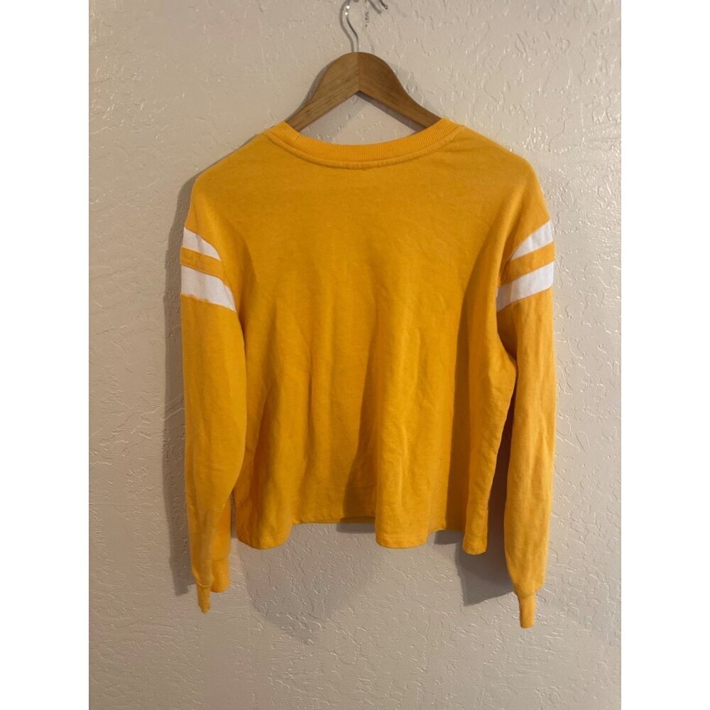Y Disney Land Parks Mickey Mouse Striped Gold Long Sleeved Tshirt - Picture 7 of 7